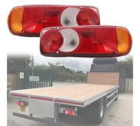 AGALUS Rear Tail Light for Volvo Scania DAF Man Iveco Truck 1996-2005, 24V Back Brake Lamp Stop Turn Signal Indicator Lens Car Replacement, 1401731,Red-Right