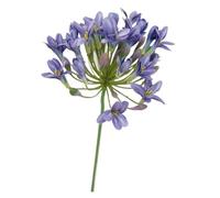 Agapanthus Branch Home Table Decoration Silk Artificial Flowers Photo Props Hotel Decor Flores Artificiales(Color:Purple)