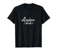 Agape Greek Word for Love Christian Verse 1 Corinthians 13 Value Graphic T-Shirt