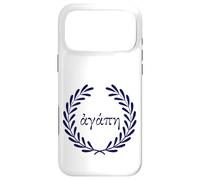 "Agape" is "Love in Greek Language, Greece Vacation Souvenir Case for iPhone 17 Pro Max