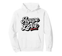 Agape Love Modern Women Men Kids Inspirational Christian Pullover Hoodie