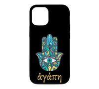 Agape means Love in Greek with traditional Gr vil Eye Case for iPhone 12/12 Pro