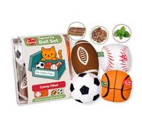 Agape Natural Cat Toys, 100% Catnip & Silvervine Filled, Interactive Chew and Kicker Balls for Indoor Cats, Enrichment and Teeth-Cleaning Fun for Bored Cats and Kittens, Halloween Cat Toy with Sound