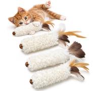 Agape Wool Cat Toys with Catnip & Silvervine Gall Fruit, Soft Plush Toys
