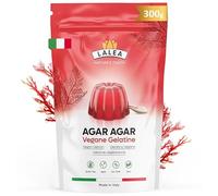 Agar Agar Powder 300 g - Vegan Gelatin Powder - Gluten Free, Vegetable Gelatin - Premium Quality for Gelling Agents and Thickeners, Halal, Kosher and Keto