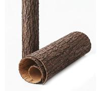 AGARES Artificial Tree Bark Roll 100 x 30 cm, Realistic Faux Wood Texture Wrap for Garden Fence, Planters, Floral Decor, DIY Crafts, Model Making & Outdoor Privacy Screen Decor