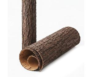 AGARES Artificial Tree Bark Roll 100 x 30 cm, Realistic Faux Wood Texture Wrap for Garden Fence, Planters, Floral Decor, DIY Crafts, Model Making & Outdoor Privacy Screen Decor