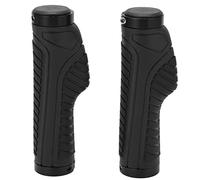 Agarraderas Para Bicicleta Antideslizantes De Goma Ergonomica Con Diseño Confortable Para Bicicletas De Montaña Y Ruta Material Goma Y Aleación De Aluminio Color Negro Tamaño 13.5 (Black)