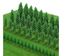 Agarte Mixed Model Trees, 50 Pieces 1.5-2.67 inch(3.8-6.8 cm) Miniature Landscape Trees, Landscape Model Diorama Trees Mixed, Miniature Tree for DIY Train Railways Scenery