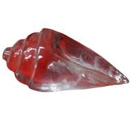 Agarwal Rudraksha Crystal Clear Shankh For Pooja/ 70-90 Gram/Free 5 Mukhi Rudraksha With German Silver Caping-B0B51JB6MRNAMZ