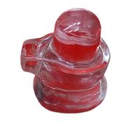 Agarwal Rudraksha Natural Sphatik/Crystal Shivling For Pooja+ Positive Energy / 15-20 Gram/Free 4 Mukhi Rudraksha-B0B5D7FD11