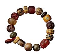 Agarwood 14mm Multi-treasur Bracelets Beads Malas Prayer Beads Bring Good Luck