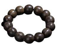 Agarwood 16mm*14 Cambodia Wild Agarwood Bracelets Aloewood Malas Prayer Beads