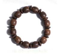 Agarwood 17mmNatural Agarwood kalimantan Dense Oil Old Wood Buddha Bead