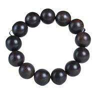 Agarwood 18mm Agarwood Bracelets Buddhist Prayer Agarwood Bead Mala 45g
