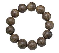 Agarwood 18mm Natural Agarwood Bracelets Buddhist Prayer Agarwood Bead Mala 40g