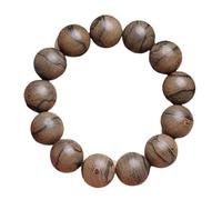 Agarwood 25mm Agarwood Bracelets Buddhist Prayer Agarwood Bead Mala 80g