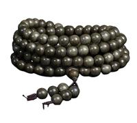 Agarwood 8mm*108 Genuine Wild Brunei Agarwood Bracelets Malas Prayer Bead
