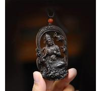 Agarwood Buddha Amulet, Compassionate And Gentle, Calming,Peaceful Necklace,A