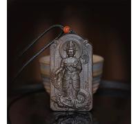 Agarwood Buddha Amulet, Compassionate And Gentle, Calming,Peaceful Necklace,D