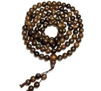 Agarwood Natural Fusen Red Earth Agarwood 7mm*108pcs Buddha Bead Rosary