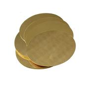 Agashi Brass Disc round Plate Sheet Dia. 50Mm 100Mm 150Mm 200Mm H62 Copper Sheet Plate/0.8 * 50Mm(5Pcs)