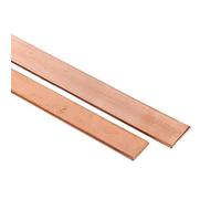 Agashi Copper Flat Bar Copper Bus Bar Rectangular Square T2 High Purity 99.9% Copper Row Stick Thickness5Mm Length500Mm2Pcs/5Mm*40Mm*500Mm