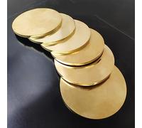 Agashi H62 Brass Disc Dia 25Mm - 200Mm Thickness 0.8Mm 1Mm 1.5Mm 2Mm Brass Gasket Copper Round Plate Brass Parts Cutting/1 * 150Mm-1Pcs