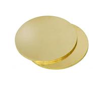 Agashi H62 Brass round Metal Sheet 1Pcs, Disc Dia 25Mm - 200Mm Thickness 0.8Mm 1Mm 1.5Mm 2Mm Brass Gasket Copper round Plate Brass Parts Cutting/1.5 * 35Mm-2Pcs
