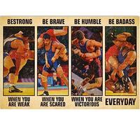 Agashi Jigsaw Puzzles, Wrestling Beng When You are Weak Be Brave When You are Scared Jigsaw Puzzles for Adults and Kids Development Toys Games Toys/D/1000 Pieces