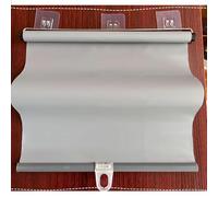 Agashi Roller Blinds Blackout,No Drill Blinds for Windows,Retractable Suctcupain,Thermal Insulated Windowes/Gray/145 * 150Cm(57.1 * 59In)