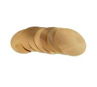 Agashi Thick 0.5Mm-20Mm H62 Brass Disc Round Plate Sheet Dia 20Mm 30Mm 50Mm 60Mm 80Mm 100Mm 150Mm 200Mm Solid Copper Sheet Plate/Thicknesses2Mm/Dia100Mm(2Pcs)