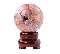 Agate Crystal Ball, raw Stone Polished Feng Shui, Home Decoration Desk Ornaments,70~75mm Gemstone Stone