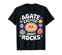 Agate Excited About Rocks Rock Geology Nerd - T-Shirt