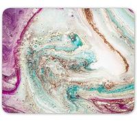 Agate Geode Rock Effect Mouse Mat Pad - Marble Ink Art Purple Geology Computer #15102