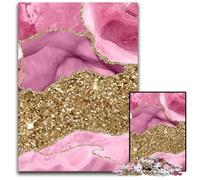 Agate Glitter Dazzle 1000 Piece Jigsaw Paper Puzzles Perfect for Family Fun on Christmas Thanksgiving Birthdays & Easter 1000 PCS(38x26cm)