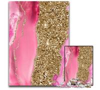Agate Glitter Dazzle Jigsaw Puzzles for Adults 1000 Piece Paper Jigsaw Challenging Brain Teaser for Teenagers Family Fun Interactive Game 1000 PCS(38x26cm)