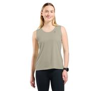 Agate Gray Odlo Cardada Sleeveless T-shirt Green M Woman