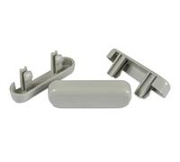 Agate Grey Window and Door Drain Weep Hole Cover Caps, RAL7038, Pack of 15