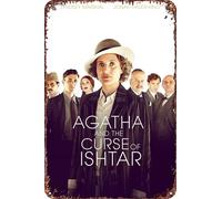 Agatha and the Curse of Ishtar Movie Poster Retro Funny Metal Tin Sign, Outdoor Home Wall Decoration 8x12inch