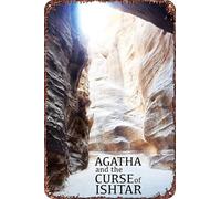 Agatha and the Curse of Ishtar Movie Poster Retro Funny Metal Tin Sign, Outdoor Home Wall Decoration 8x12inch