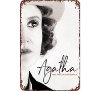 Agatha and the Curse of Ishtar Movie Poster Retro Funny Metal Tin Sign, Outdoor Home Wall Decoration 8x12inch