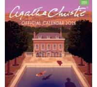 Agatha Christie Calendar 2026 Calendar Book in White Agatha Christie White