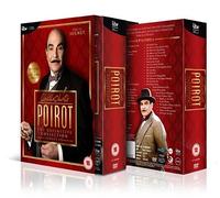 Agatha Christie's Poirot: Complete ITV TV Series - All 70 Episodes from Series 1, 2, 3, 4, 5 , 6, 7, 8, 9, 10, 11, 12 and 13 Definitive Collection (35 Discs) Box Set DVD + Extras + Featurettes + Documentaries