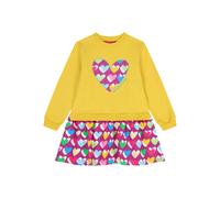 AGATHA RUIZ DE LA PRADA heart-pattern dress - Yellow 4 yrs-5 yrs-8 yrs-10 yrs-12 yrs-14 yrs
