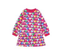 AGATHA RUIZ DE LA PRADA heart-pattern ruffled dress - Purple 4 yrs-8 yrs-10 yrs-12 yrs-14 yrs