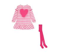 AGATHA RUIZ DE LA PRADA striped heart dress set (set of two) - Pink 3 yrs-5 yrs-6 yrs-8 yrs