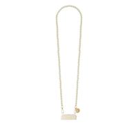 Agathe long chain 120 cm White one size