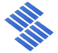 Agatige 10PCS Court Line Marker Kit, PVC Tennis Spot Markers Bright Weather proof Training Cones for Basketball Soccer Multi Sport Court Drills (Blue)