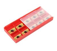 Agatige 10PCS Milling Inserts,APMT1604 Cemented Carbide Insert,Turning Inserts Cutting Tools 15-50HRC Hardness for Fine and Semi-Fine Milling of Stainless Steel M Materials